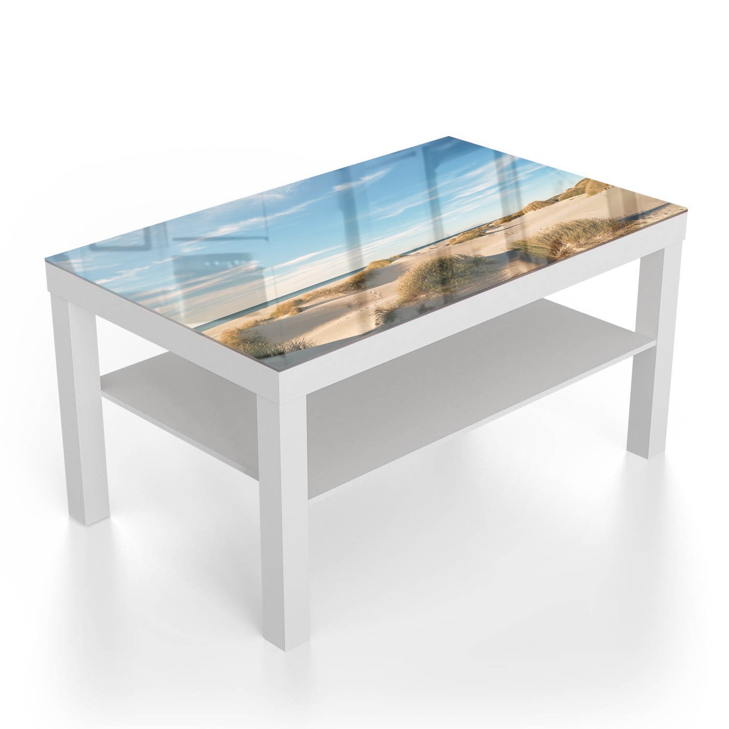 Salontafel 90x55 - Gehard Glas - Duinen bij Deense Kust