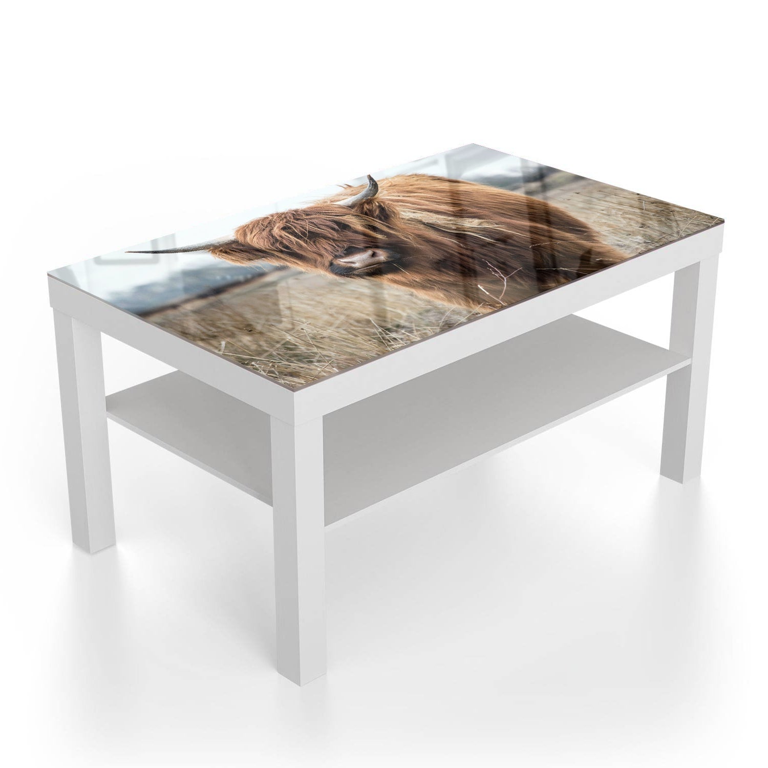 Salontafel 90x55 - Gehard Glas - Wilde Hooglander