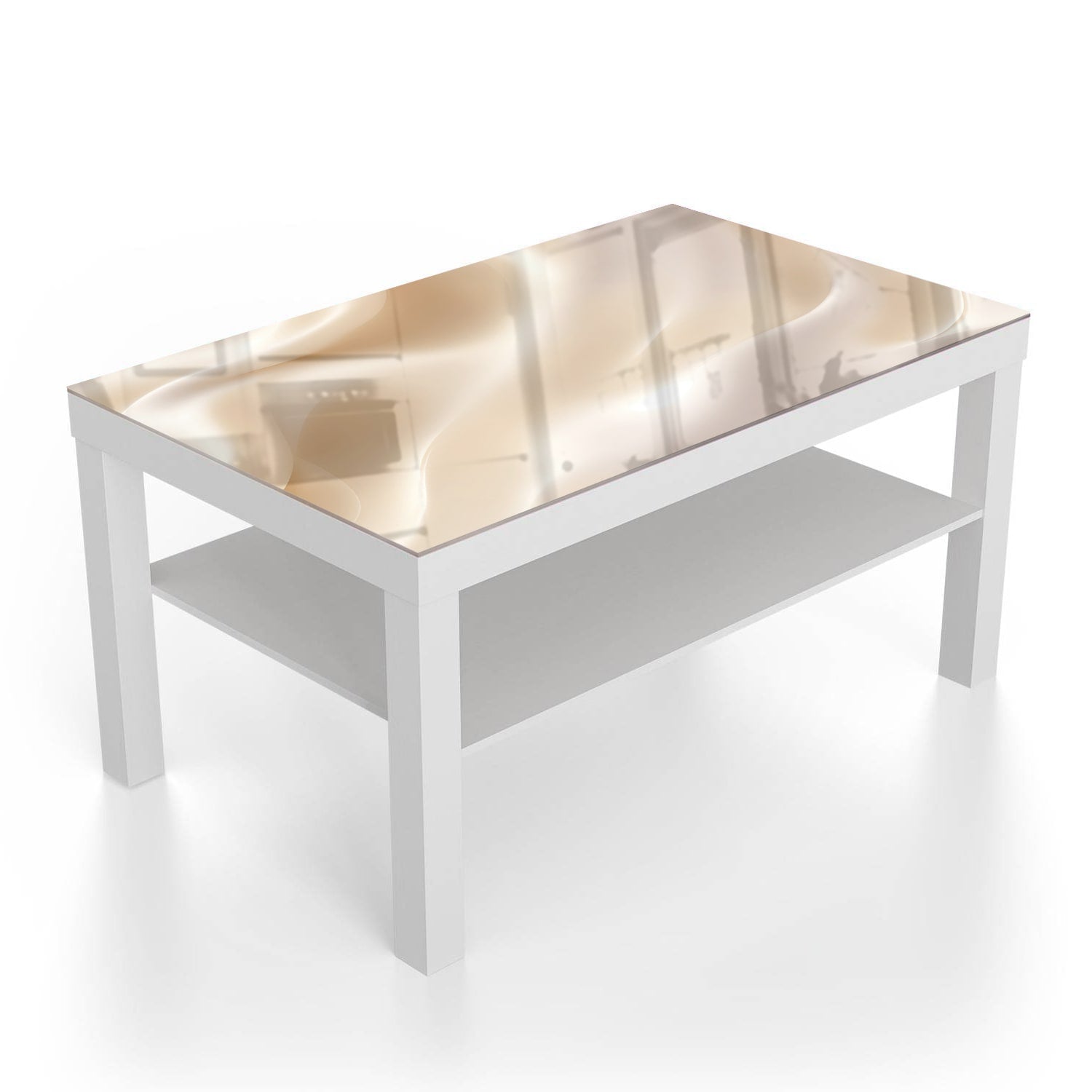 Salontafel 90x55 - Gehard Glas - Pastel Textuur