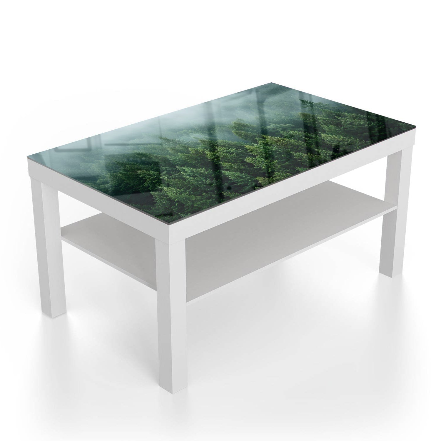 Salontafel 90x55 - Gehard Glas - Dicht Groen Bos