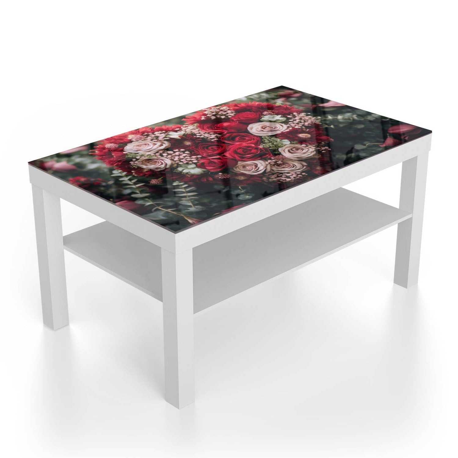 Salontafel 90x55 - Gehard Glas - Hart van Bloemen