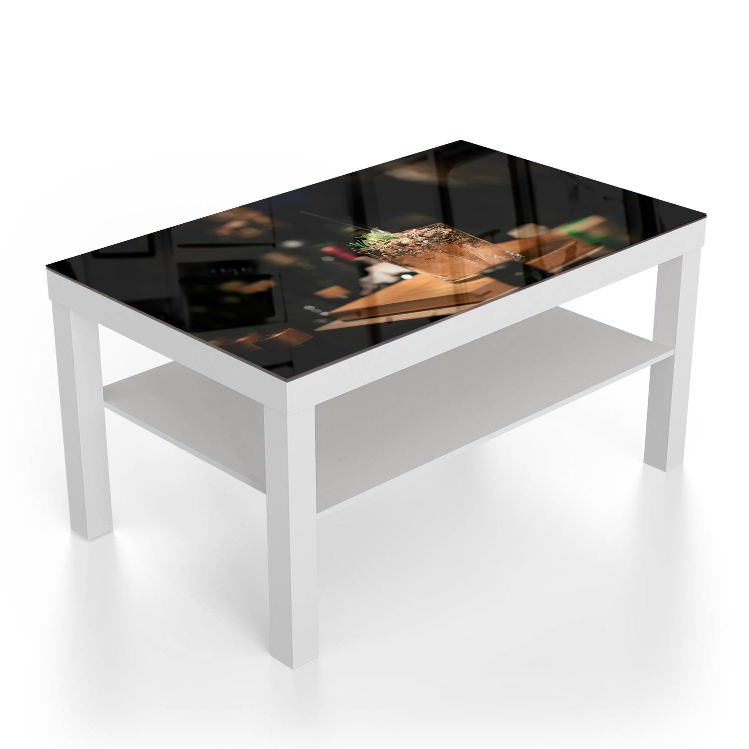 Salontafel 90x55 - Gehard Glas - Exotische Drank