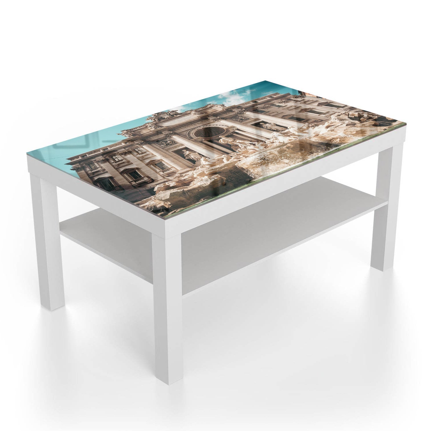 Salontafel 90x55 - Gehard Glas - Trevifontein in Detail