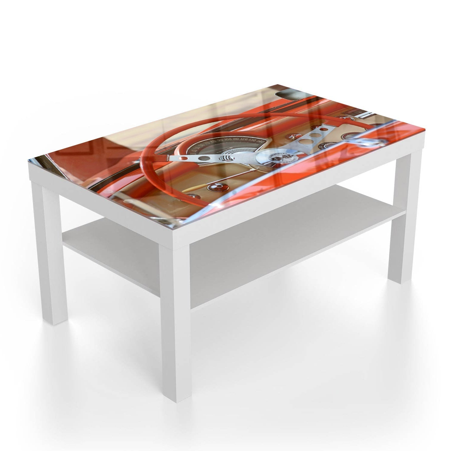 Salontafel 90x55 - Gehard Glas - Corvette Interieur