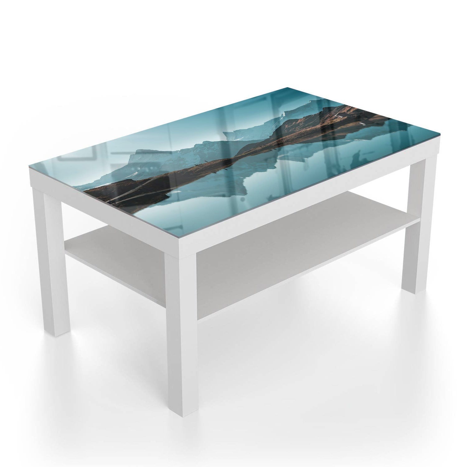 Salontafel 90x55 - Gehard Glas - Rustig Bergmeer