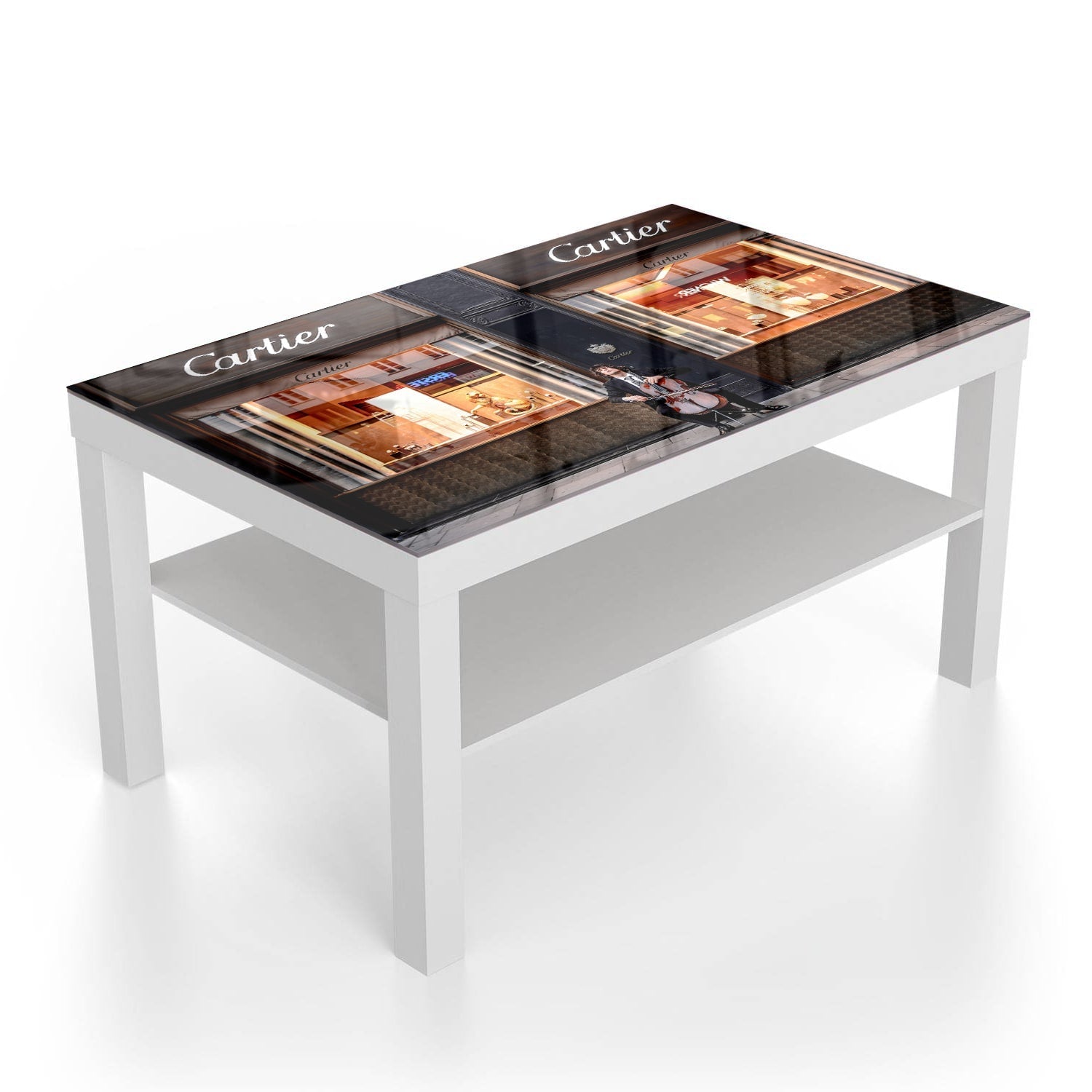 Salontafel 90x55 - Gehard Glas - Cartier Winkel