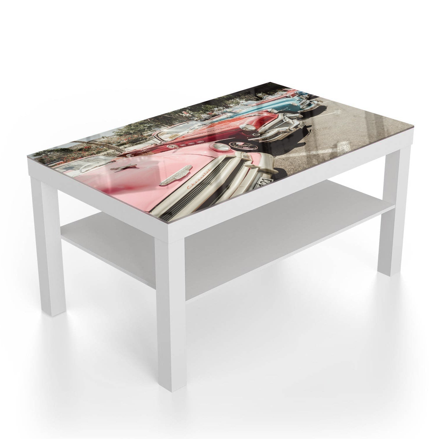 Salontafel 90x55 - Gehard Glas - Chervolet Bel Air