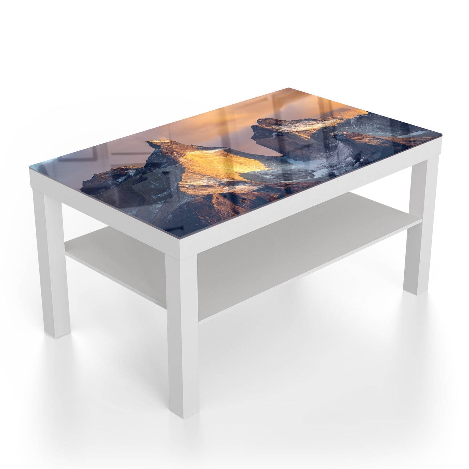 Salontafel 90x55 - Gehard Glas - Hoge Ruwe Bergen