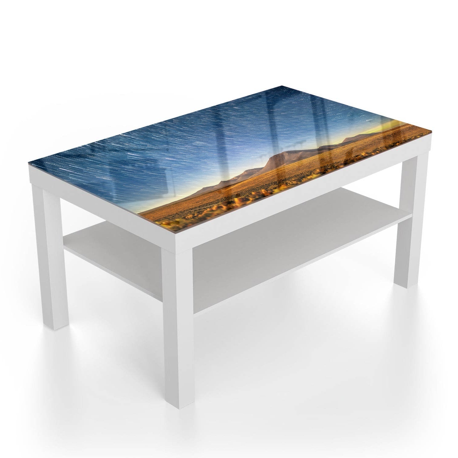 Salontafel 90x55 - Gehard Glas - Sterrenhemel in de Woestijn
