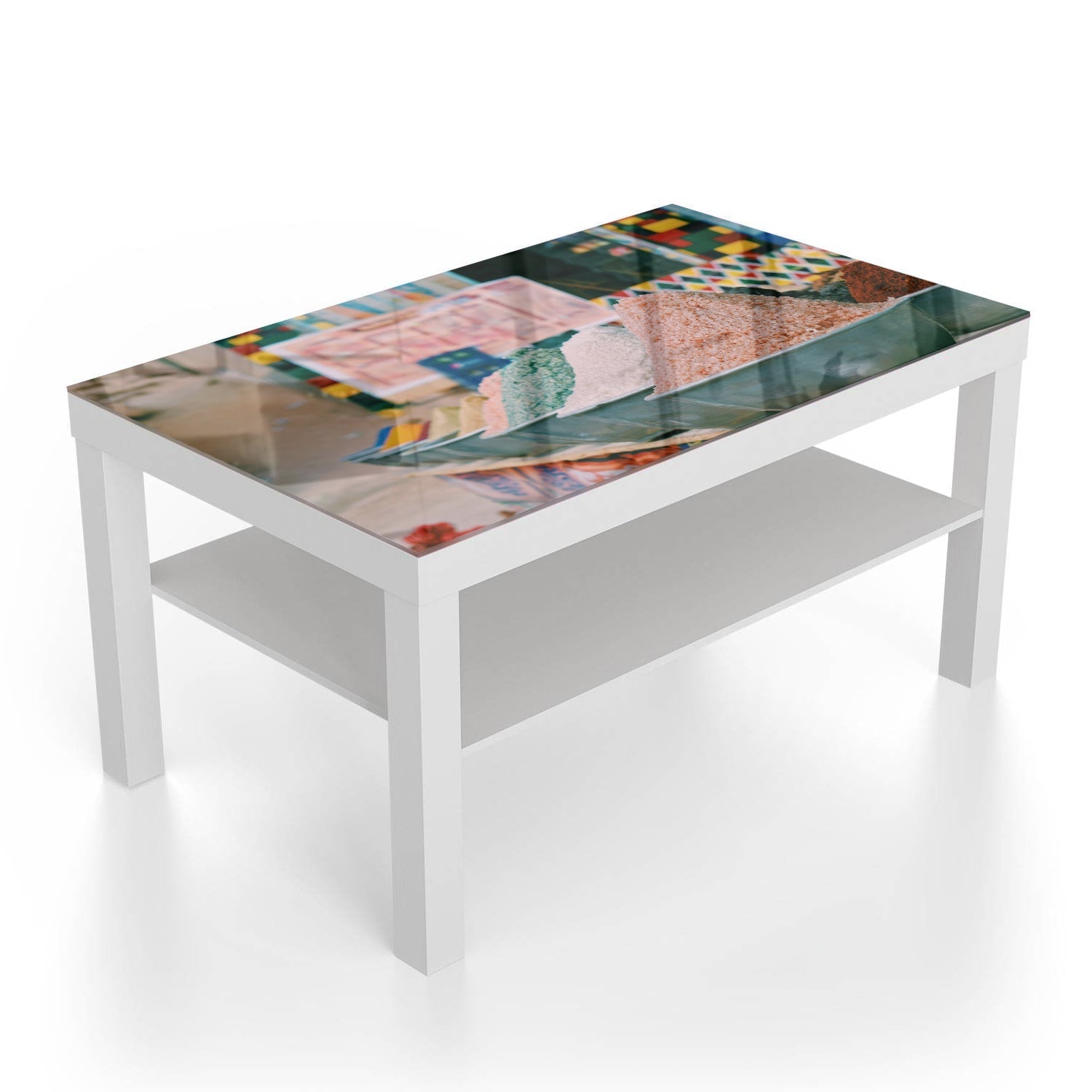 Salontafel 90x55 - Gehard Glas - Specerijen en Zout