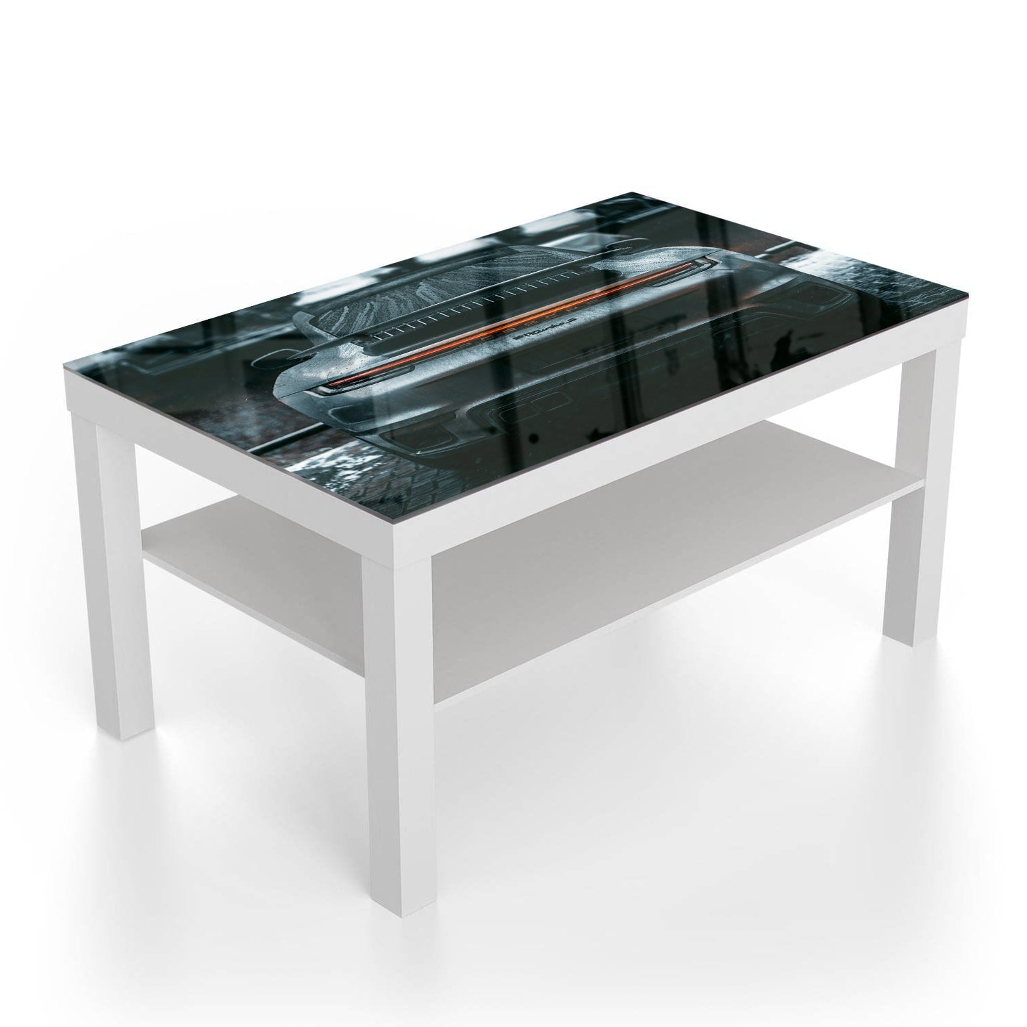 Salontafel 90x55 - Gehard Glas - Porsche 911 Turbo S