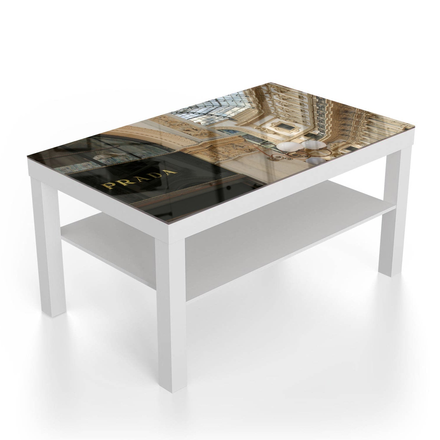 Salontafel 90x55 - Gehard Glas - Prada Winkel