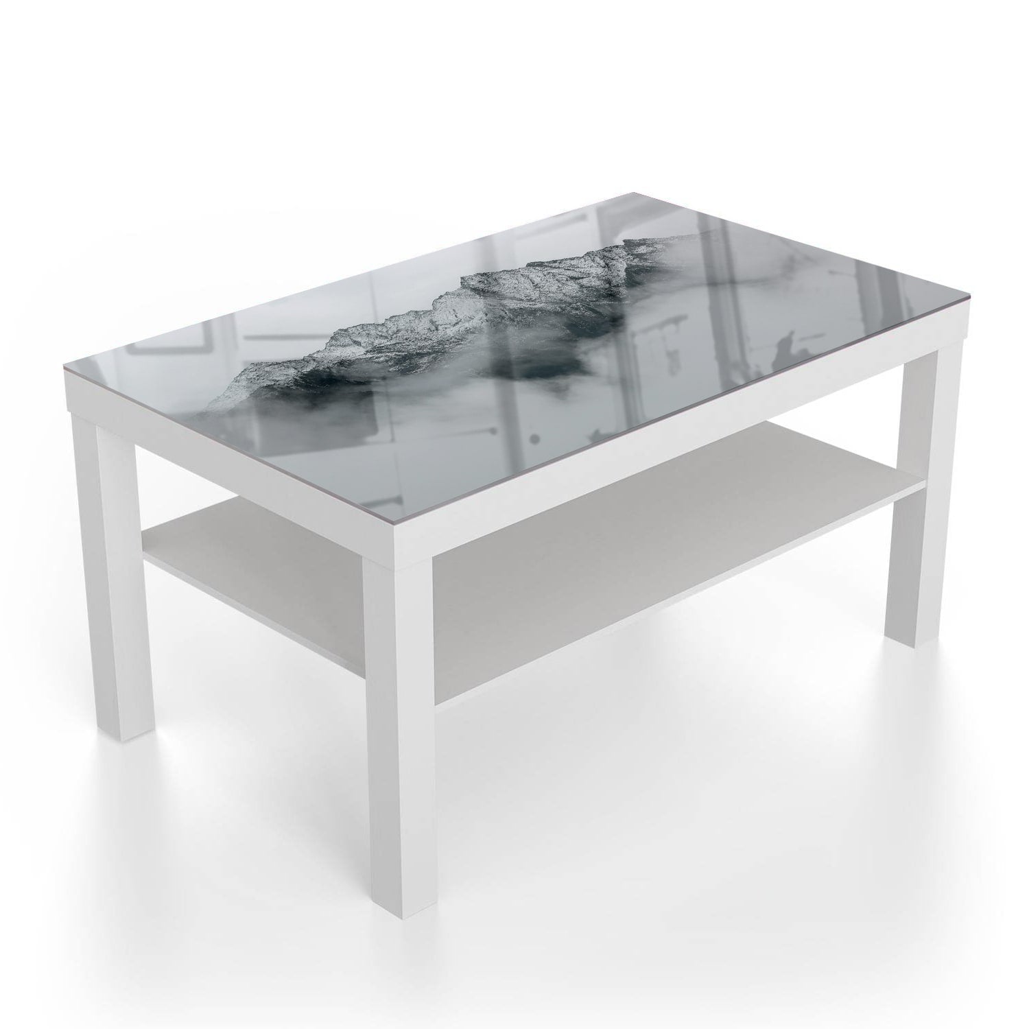 Salontafel 90x55 - Gehard Glas - Berg in de Wolken