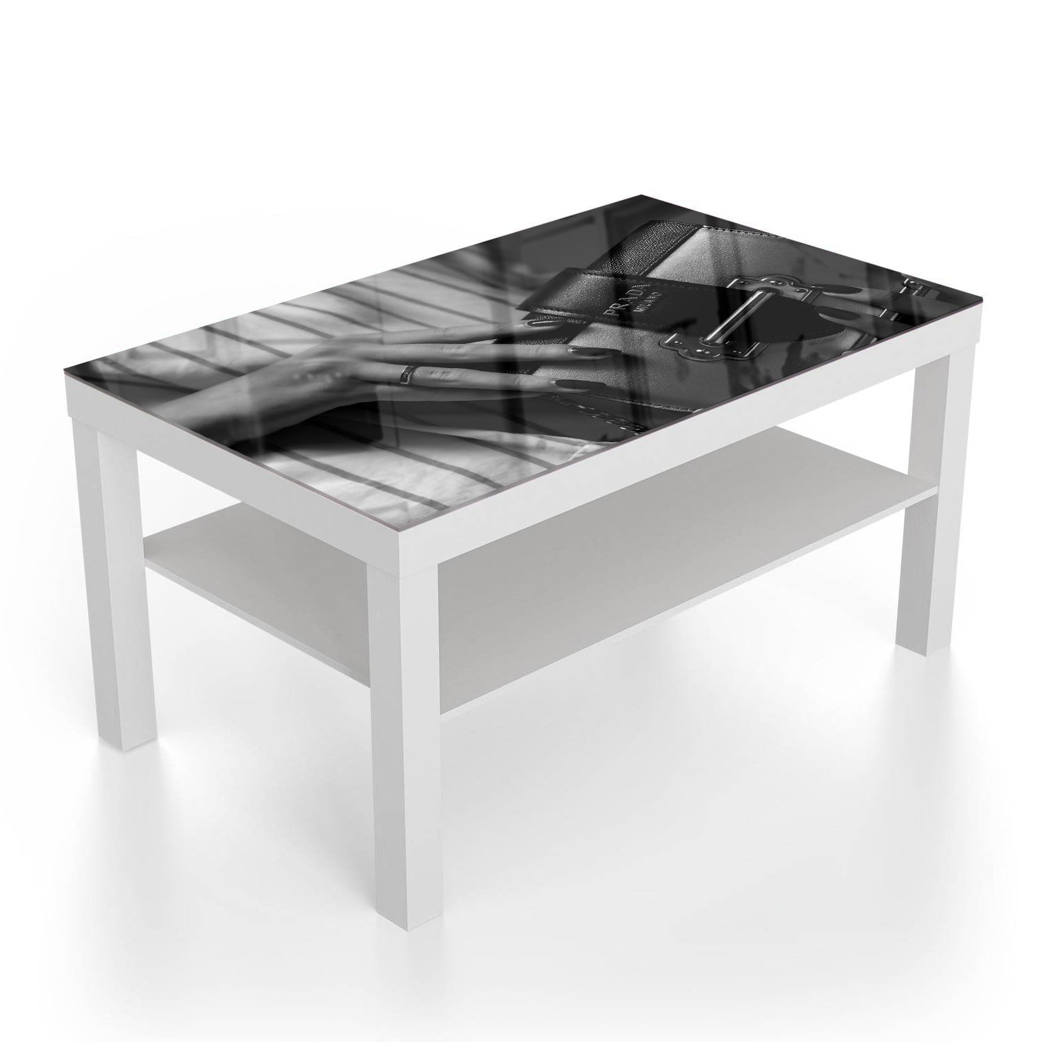 Salontafel 90x55 - Gehard Glas - Prada Tas