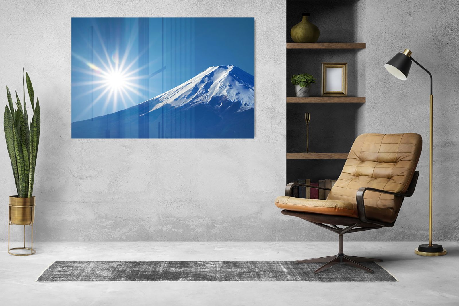 Whiteboard van glas - Magneetbord - Berg Fuji