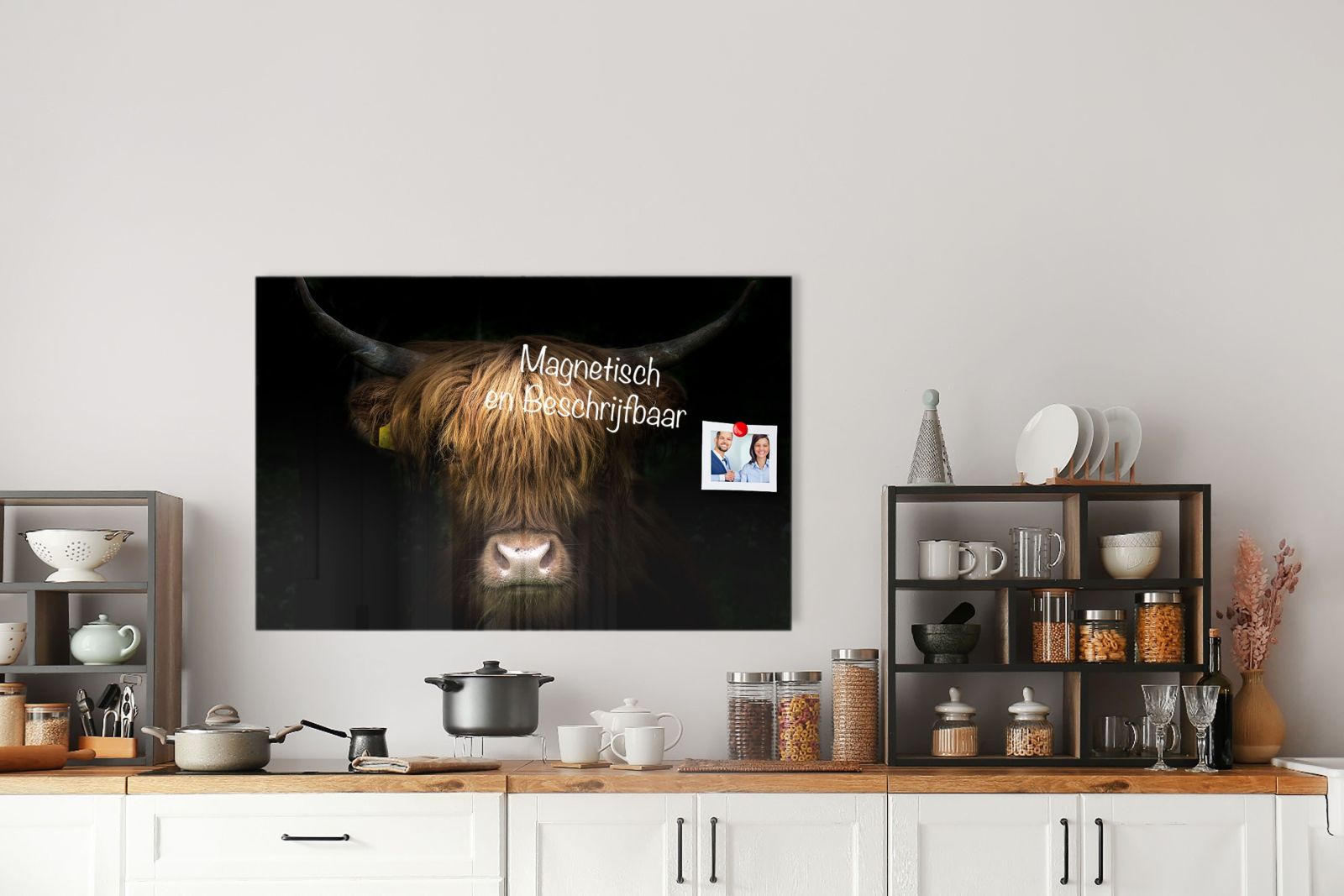 Glazen Whiteboard - Magneetbord - Krasvrij - Schotse Hooglander