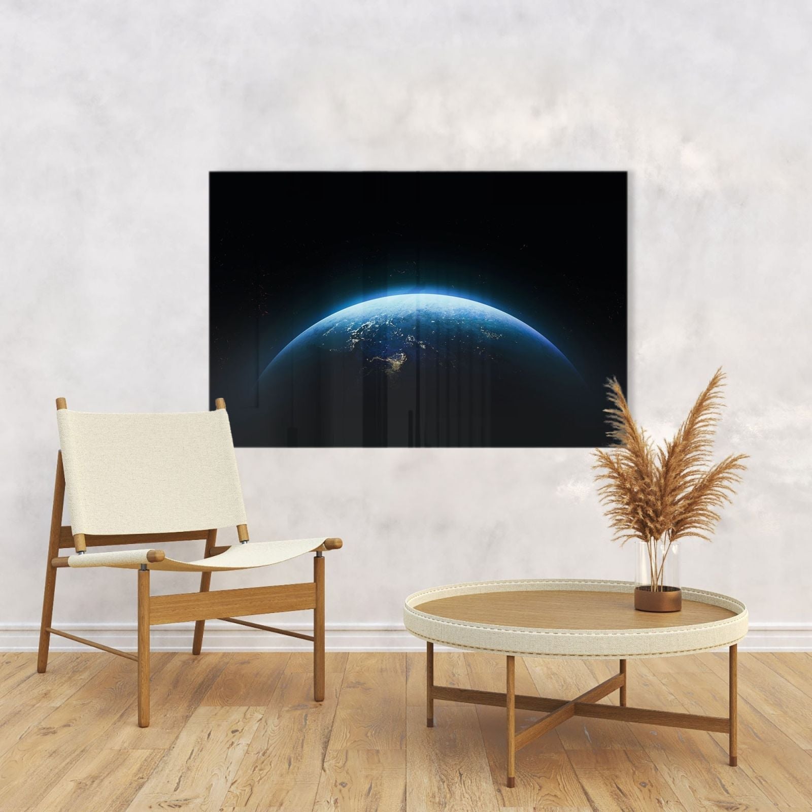 Whiteboard van glas - Magneetbord - Planeet aarde