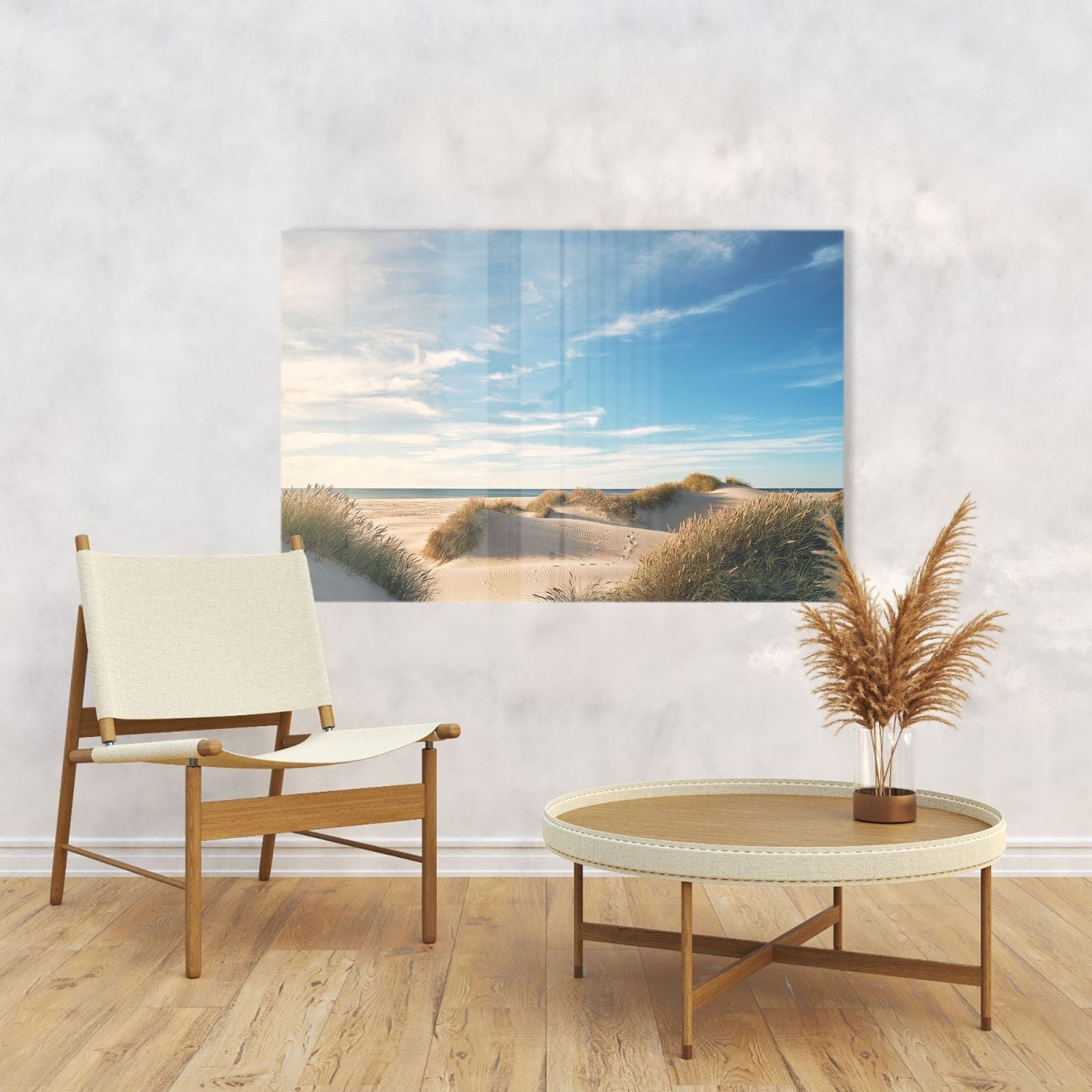 Glazen Whiteboard - Magneetbord - Krasvrij - Strand