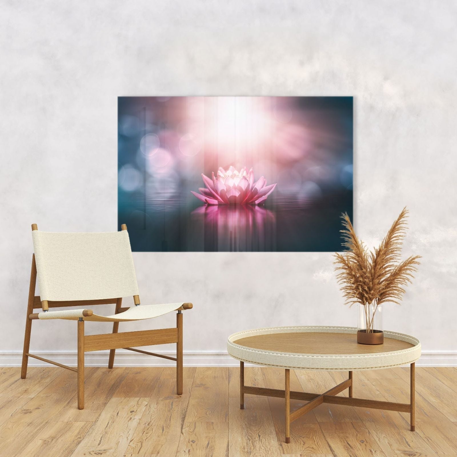Whiteboard van glas - Magneetbord - Lotus bloem