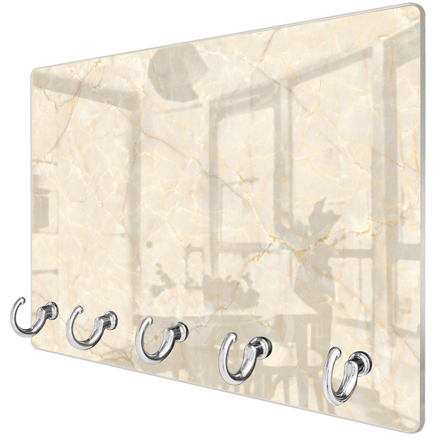 Sleutelhanger - Gehard Glas - Zacht Beige Marmer