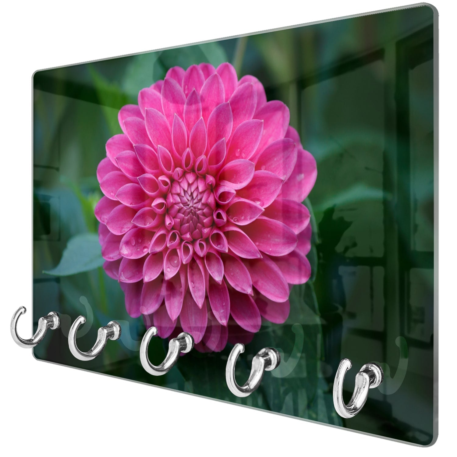 Sleutelhanger - Gehard Glas - Roze Dahlia