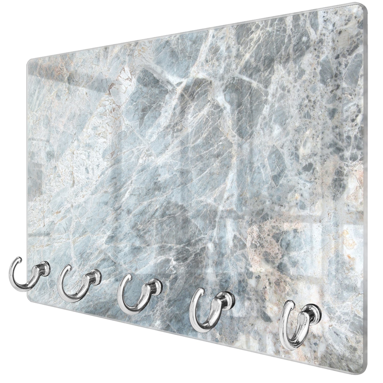 Sleutelhanger - Gehard Glas - Blauwgrijs Marmer