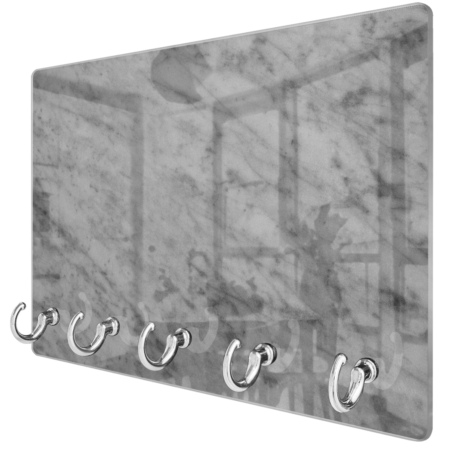 Sleutelhanger - Gehard Glas - Rustieke Grijze Marmer
