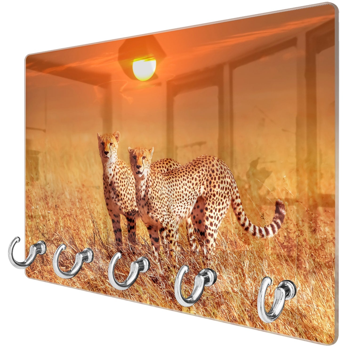 Sleutelhanger - Gehard Glas - Twee Cheetahs