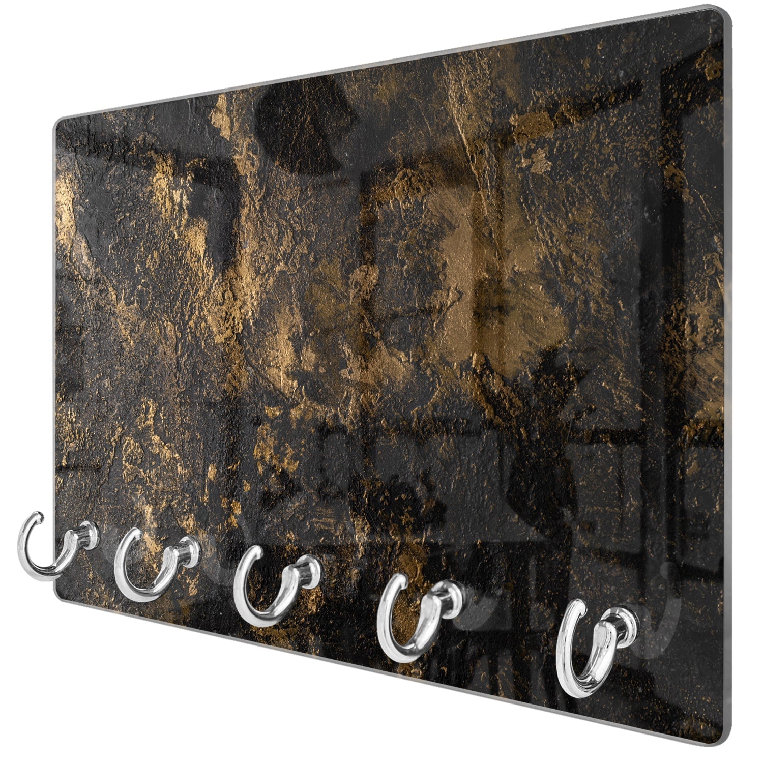 Sleutelhanger - Gehard Glas - Black-Gold Textuur