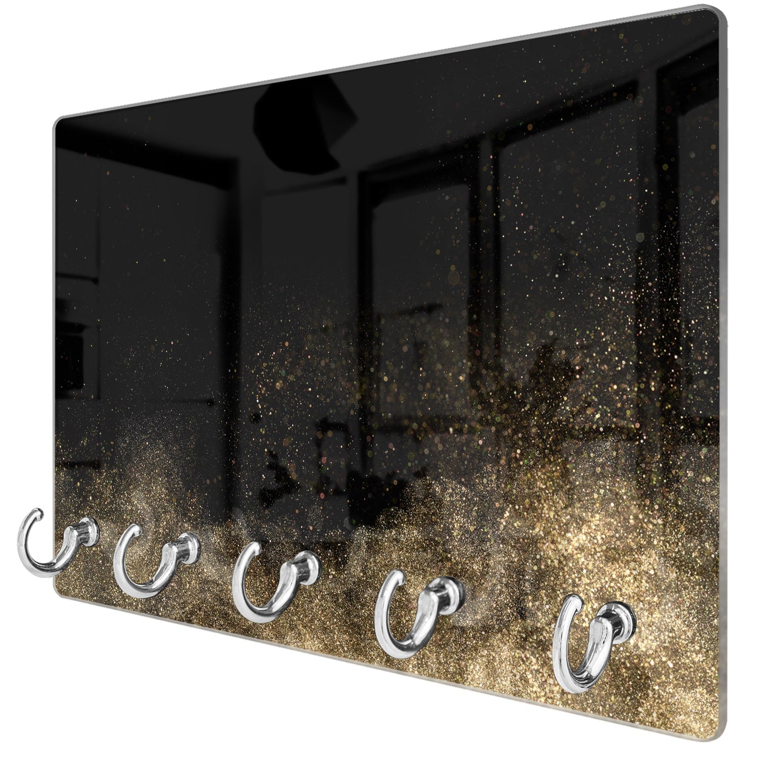 Sleutelhanger - Gehard Glas - Gouden Glitter Poeder