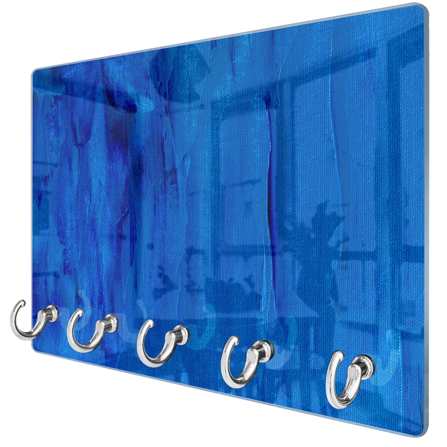 Sleutelhanger - Gehard Glas - Blauw Abstractie