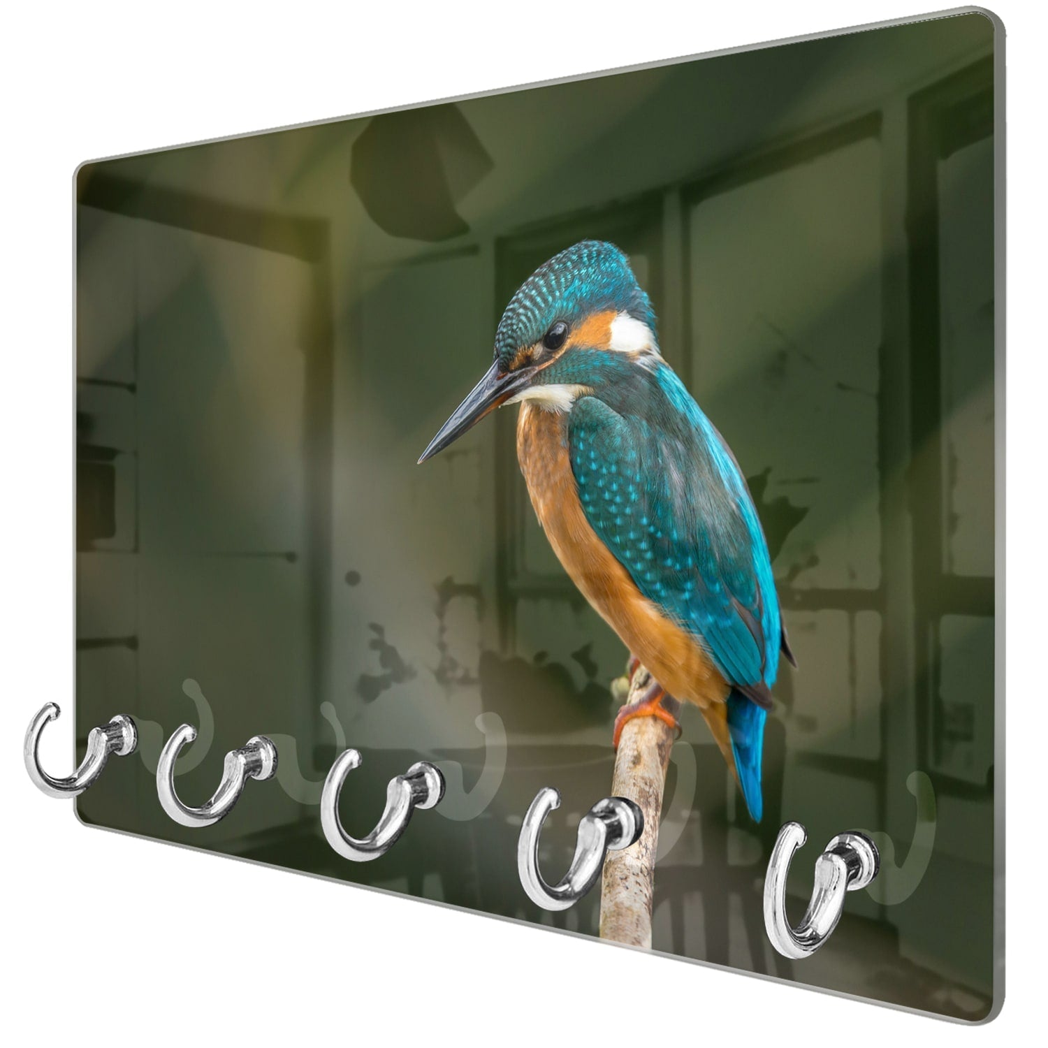 Sleutelhanger - Gehard Glas - Kleurrijke ijsvogel