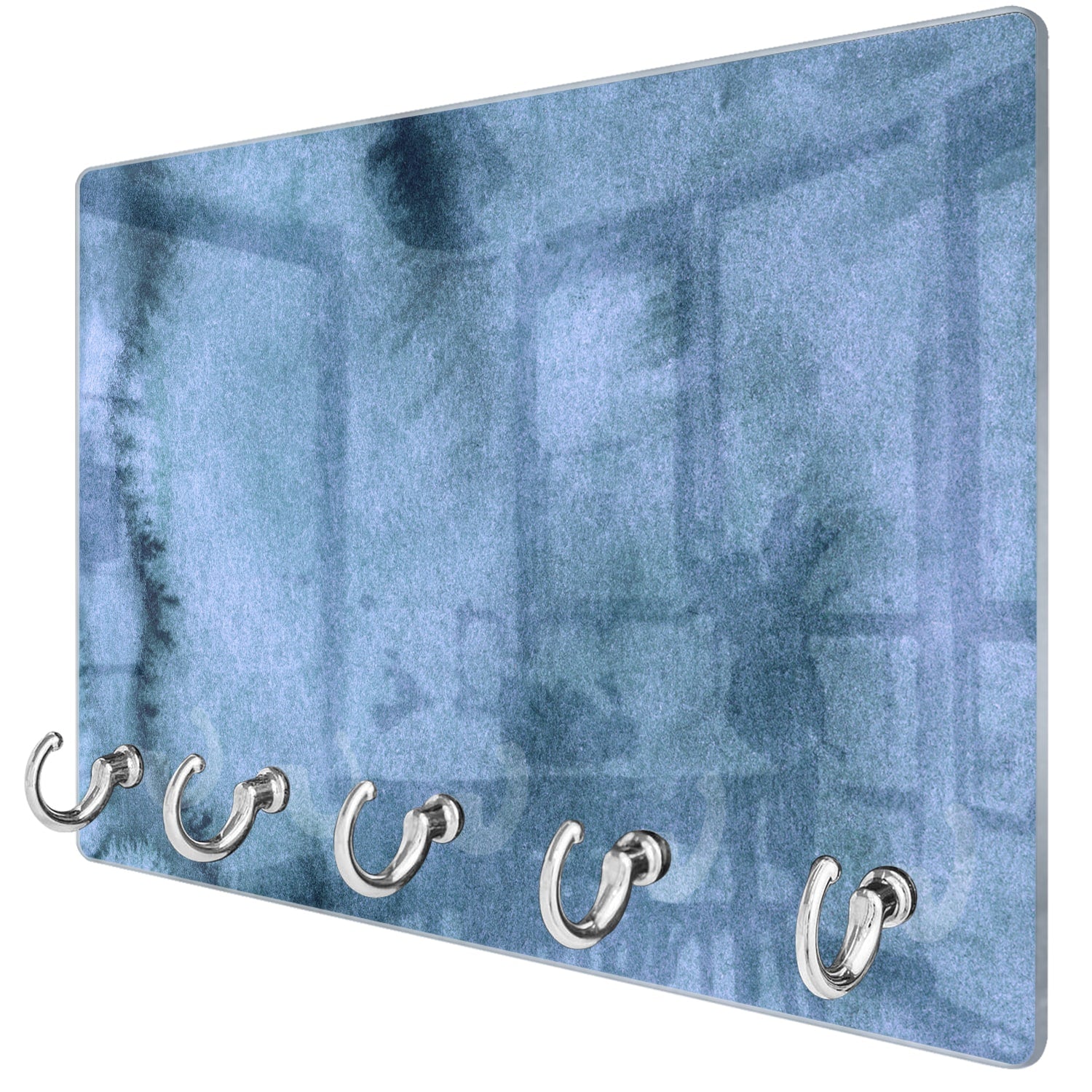 Sleutelhanger - Gehard Glas - Waterverf Schilderij Blauw