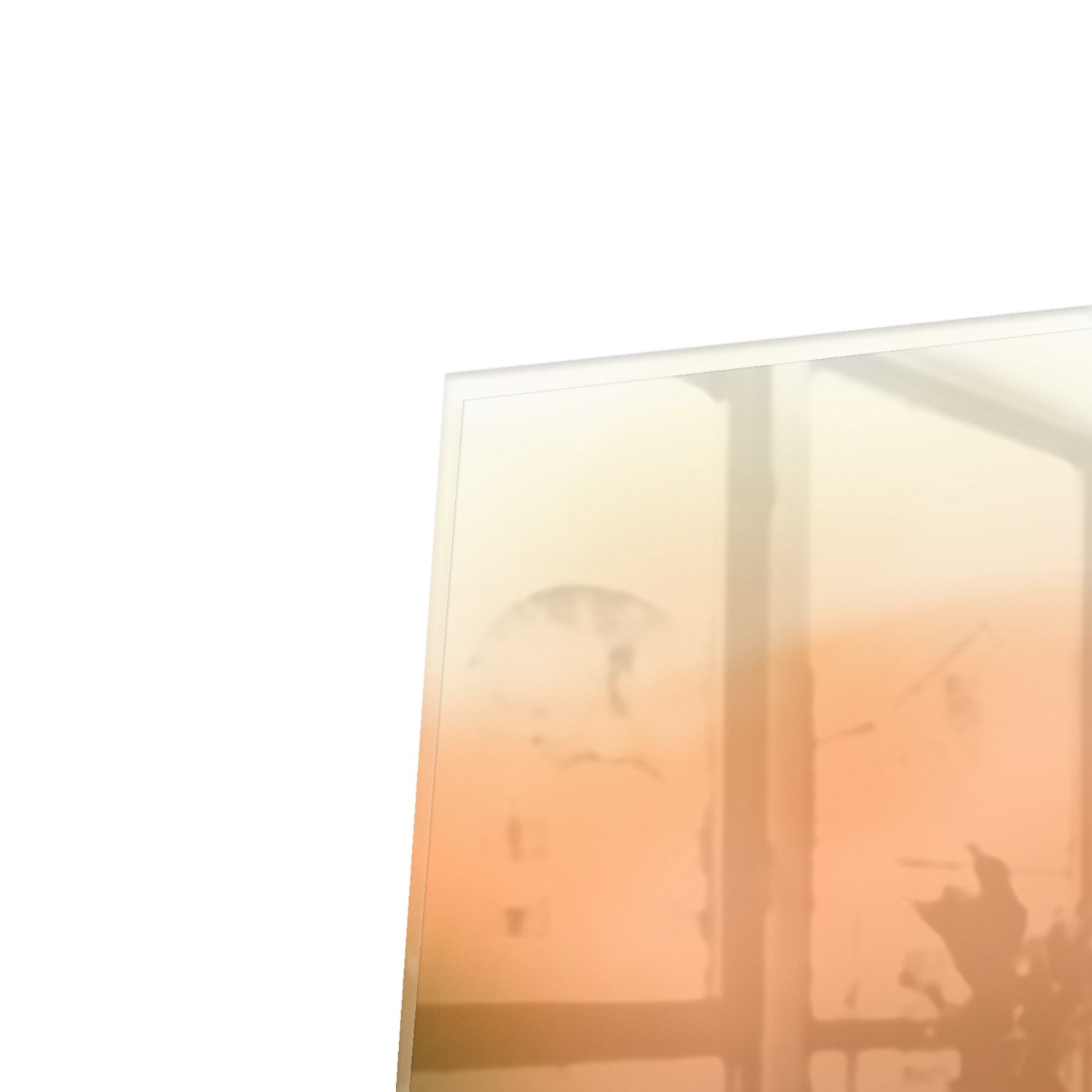 Kapstok - Gehard Glas - Kleurrijke Bloemen bij Zonsondergang