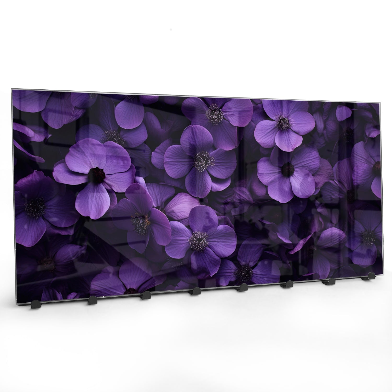 Kapstok - Gehard Glas - Paarse Bloemen