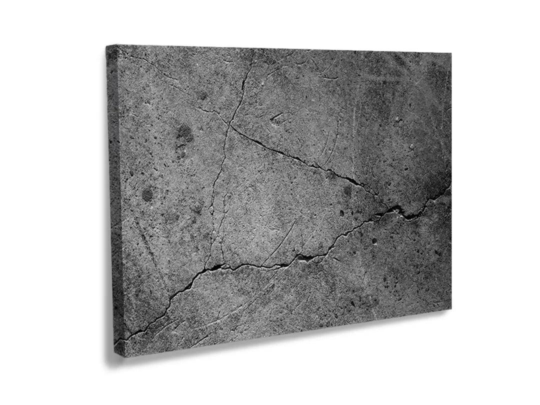 Kurkborden op canvas met donkere gebarsten betonwand – formaat 120 × 80 cm