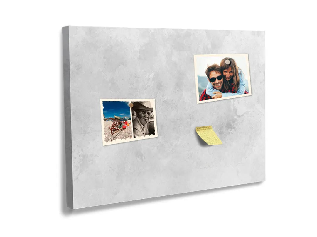Kurkborden op canvas met lichte betonnen wandstructuur – formaat 60 × 40 cm