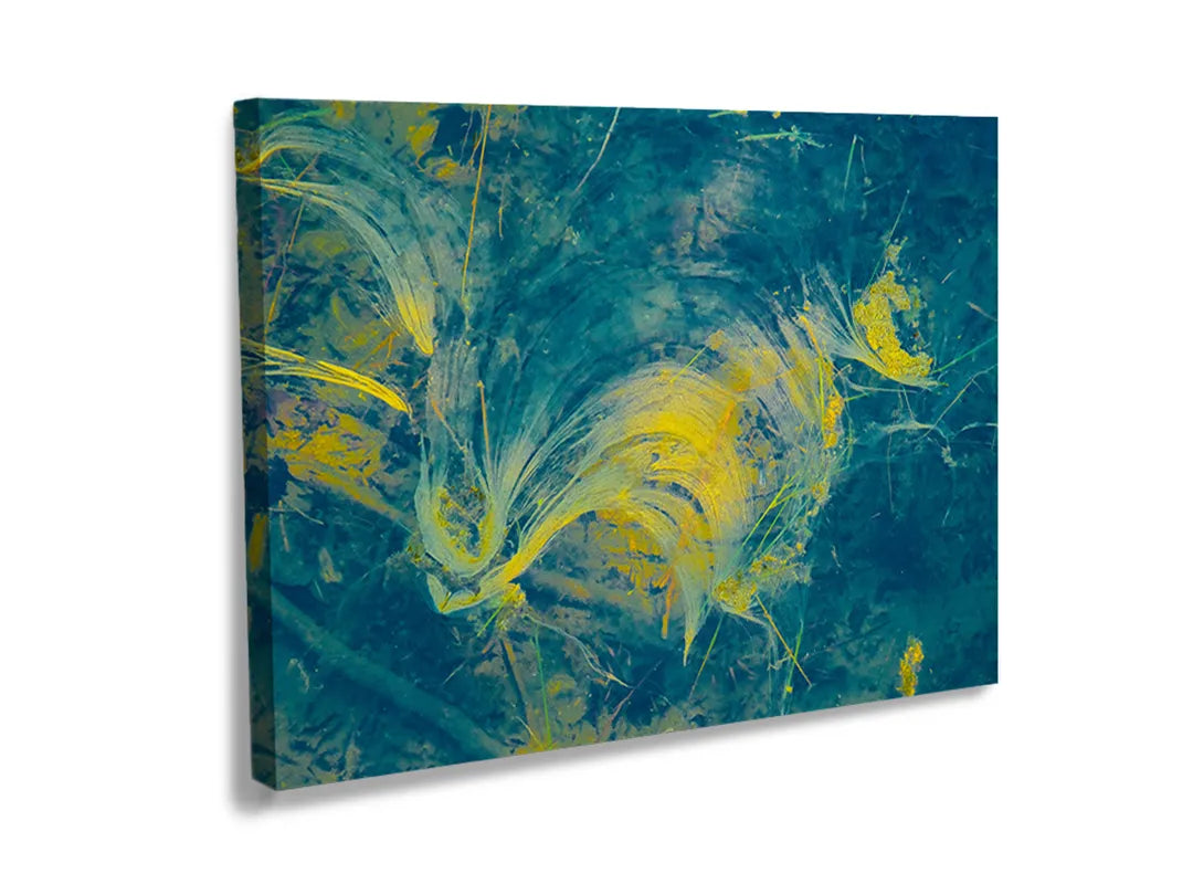 Decoratief Kurk Prikbord op Canvas – Abstract Landschap