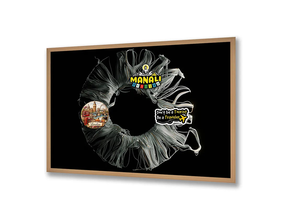 Metalen Magneetbord met print van Zwart wit bloem x-ray perfect als decoratie