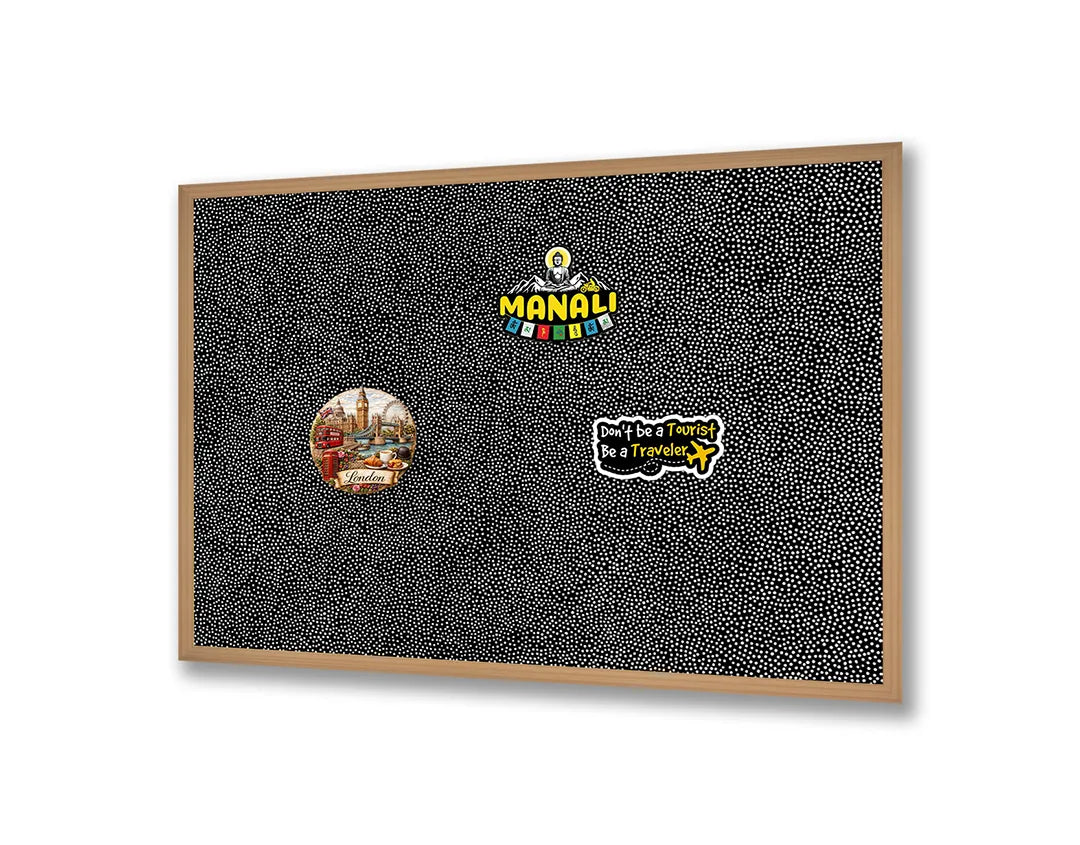 Metalen Magneetbord met print van Zwart asfalt perfect als decoratie