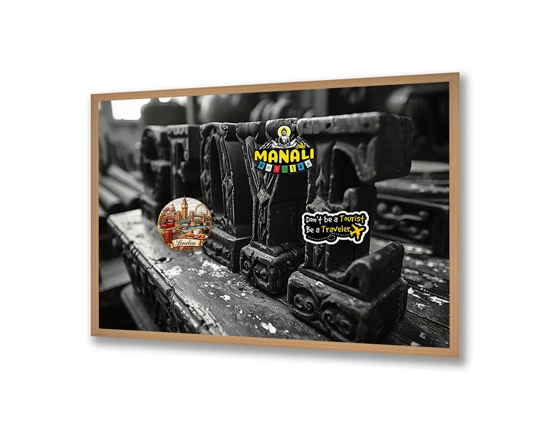 Metalen Magneetbord met hoogwaardige afbeelding van Zwart wit letters FAITH voor aan de muur