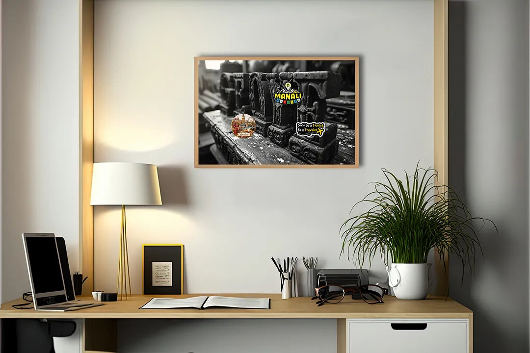 Metalen Magneetbord met hoogwaardige afbeelding van Zwart wit letters FAITH voor aan de muur