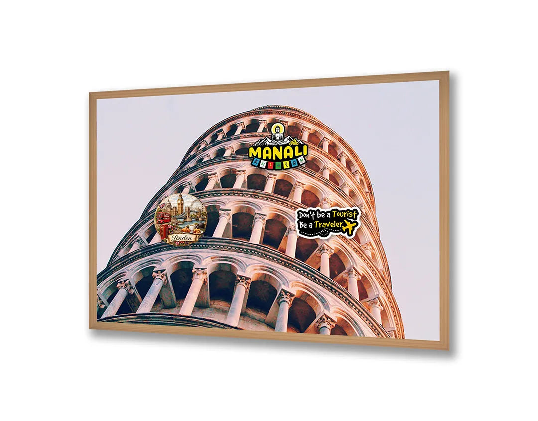 Metalen Magneetbord met print van Colosseum Rome Italië perfect als decoratie