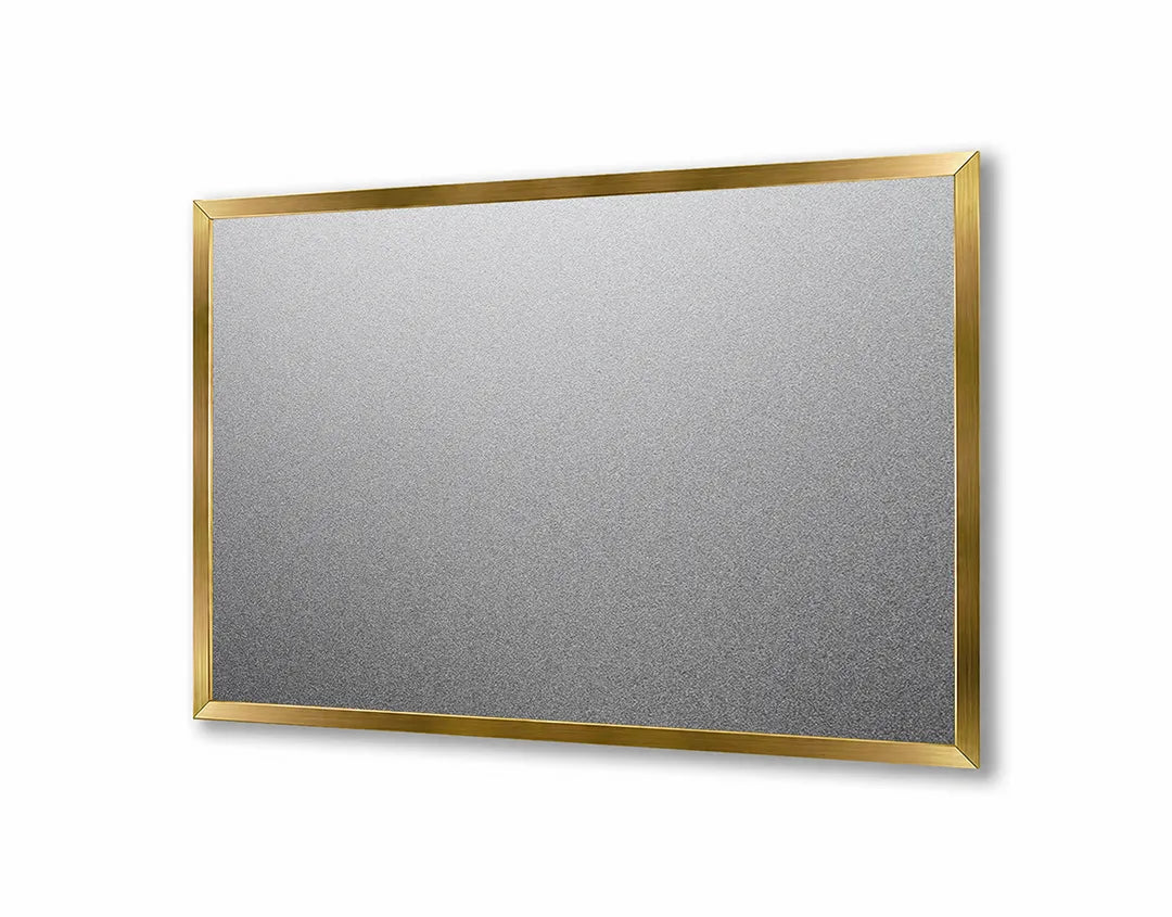 Metalen Magneetbord met afbeelding van lichte beton of metaal textuur in lichtgrijs kleuren