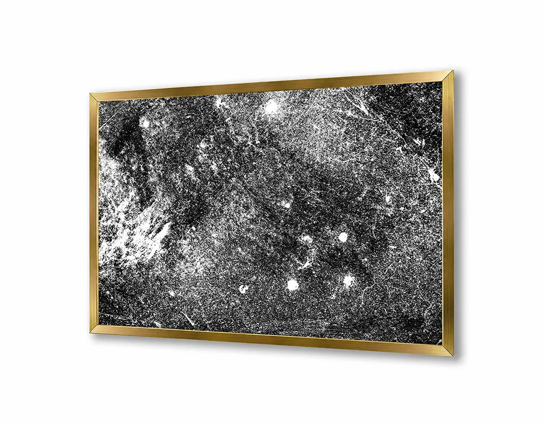 Metalen Magneetbord met hoogwaardige afbeelding van Sterrenstelsel zwart wit voor aan de muur