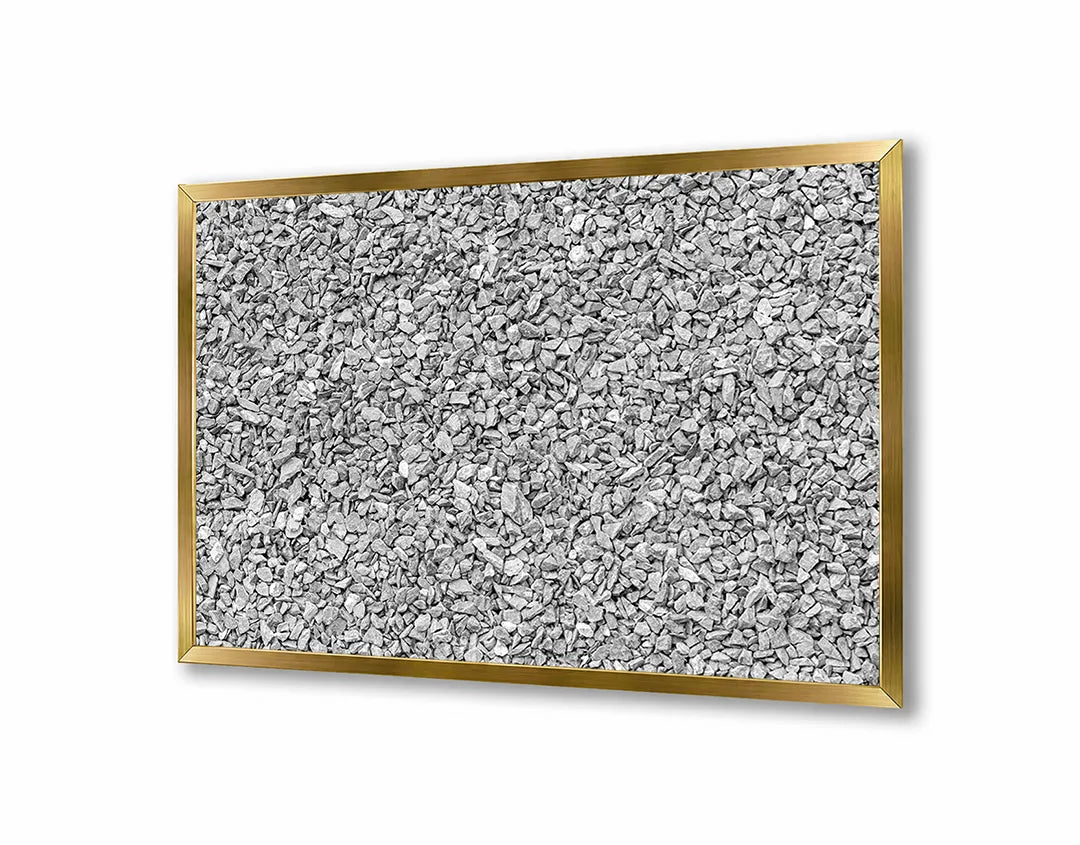 Metalen Magneetbord met print van Grijze ruis textuur perfect als decoratie