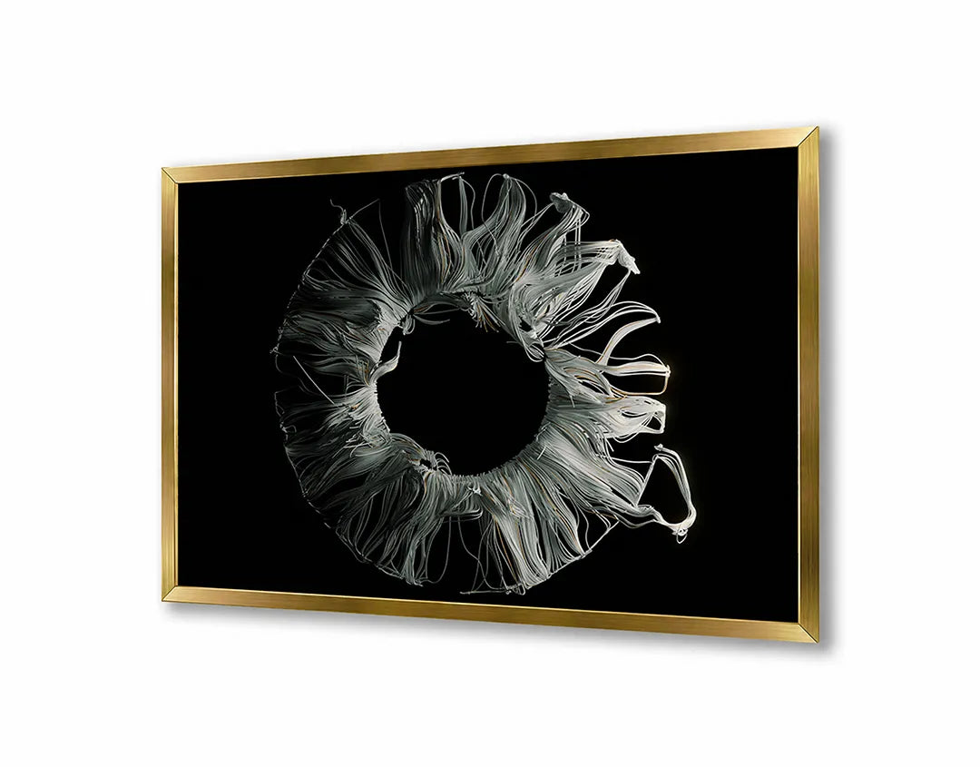 Metalen Magneetbord met print van Zwart wit bloem x-ray perfect als decoratie