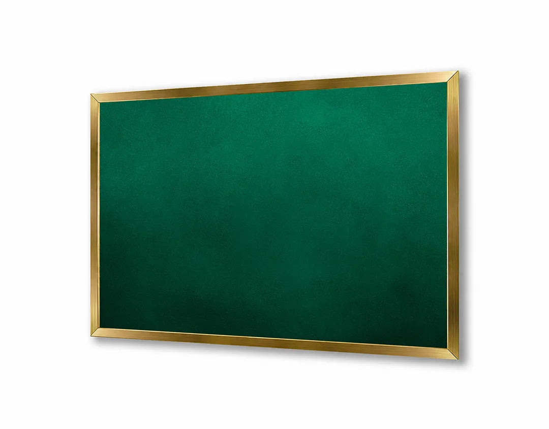 Metalen Magneetbord met print van Groen schoolbord krijtbord perfect als decoratie