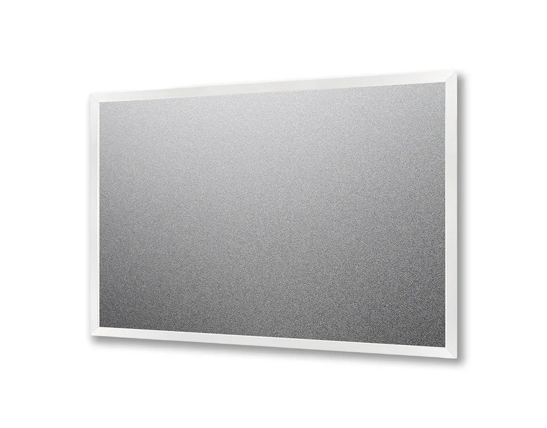 Metalen Magneetbord met afbeelding van lichte beton of metaal textuur in lichtgrijs kleuren