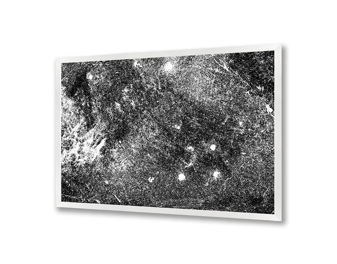 Metalen Magneetbord met hoogwaardige afbeelding van Sterrenstelsel zwart wit voor aan de muur